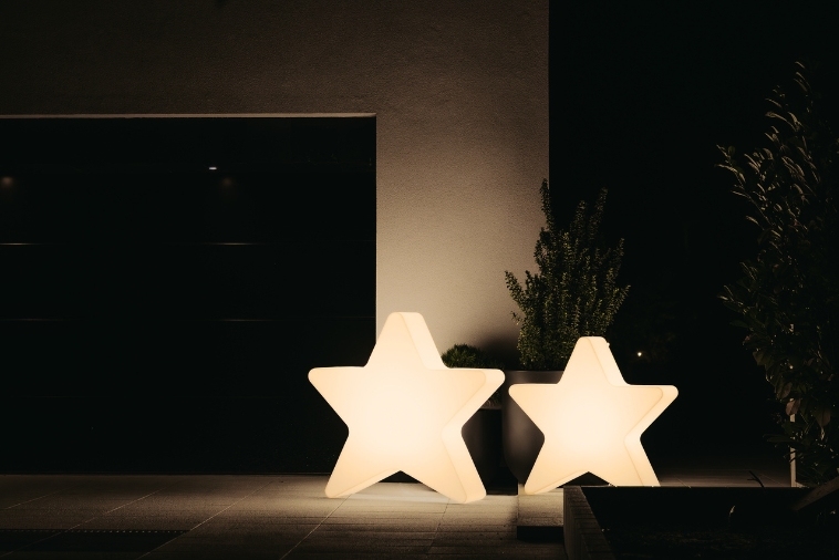 Ozdoby bożonarodzeniowe Gwiazdy Led 80 i 90